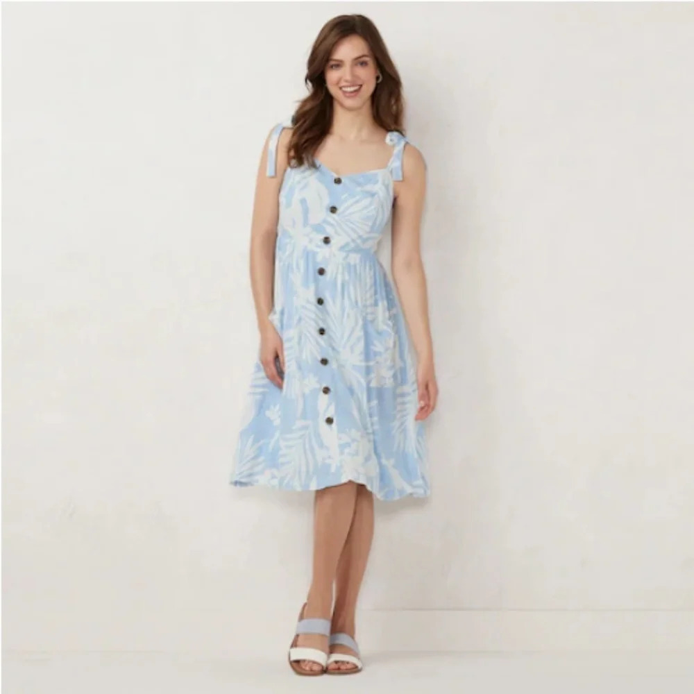 🆕 LC Lauren Conrad Button Front Dress